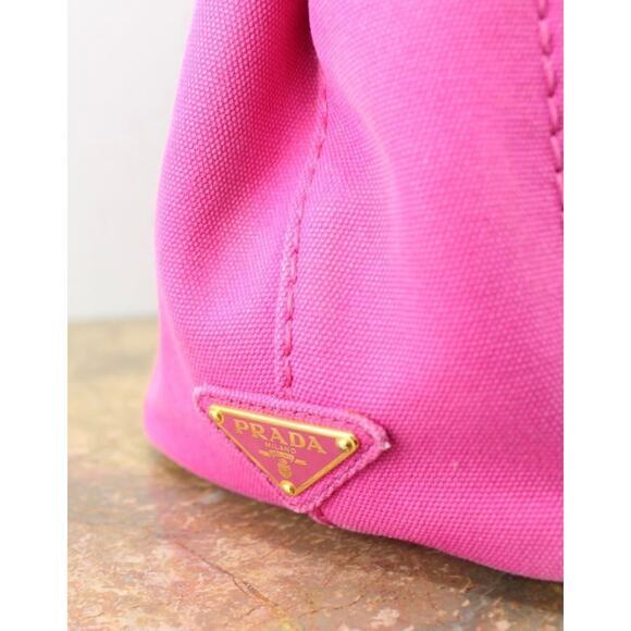 EUC- PRADA CANAPA BAG WITH STRAP - Picture 5 of 8